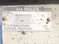 ATA GALVANISED 5 TON PLANT TRAILER