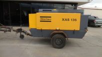 ATLAS COPCO XAS136 290CFM MOBILE DIESEL AIR COMPRESSOR